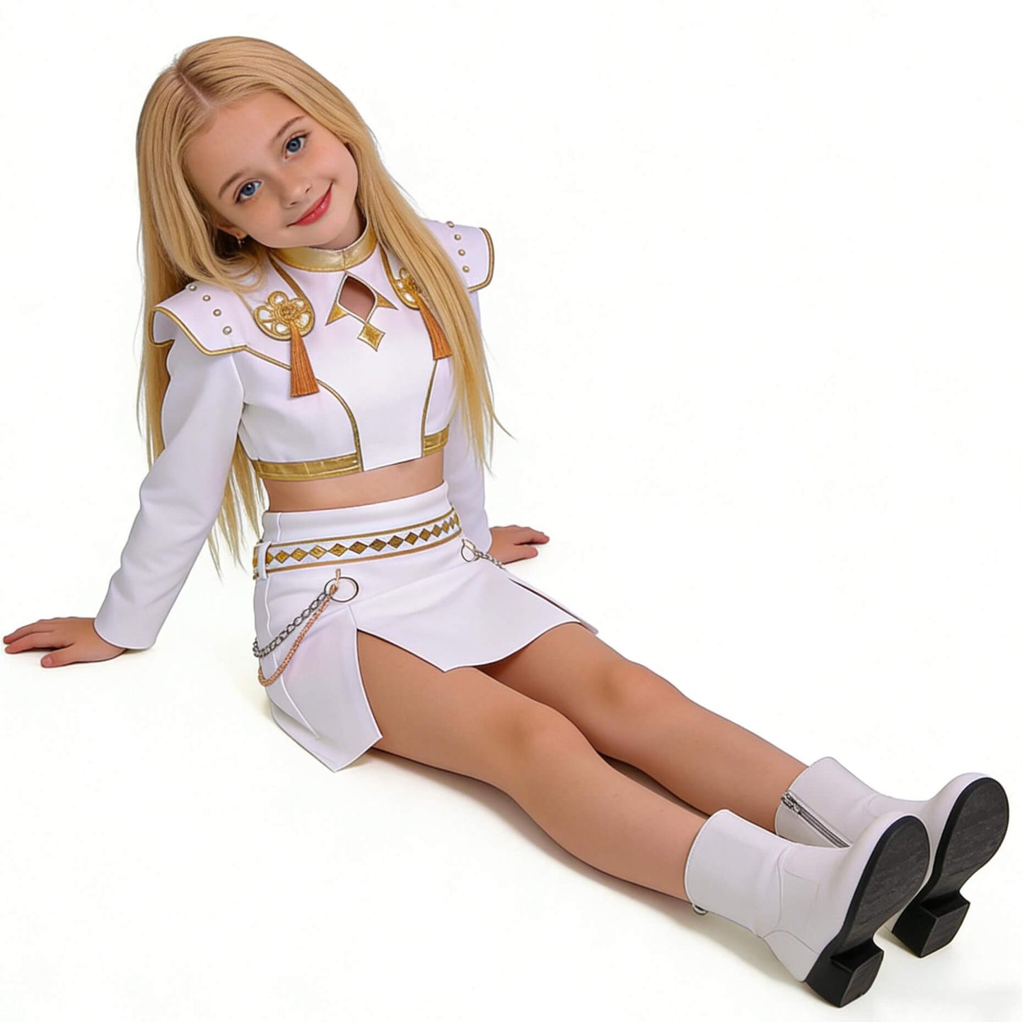 KPop Zoey Costume "What It Sound Like" Stage Performance Cosplay Outfit