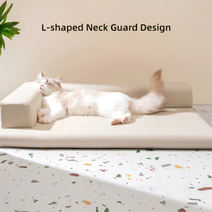 Dogs & Cats Leather Neck Guard Sofa Bed