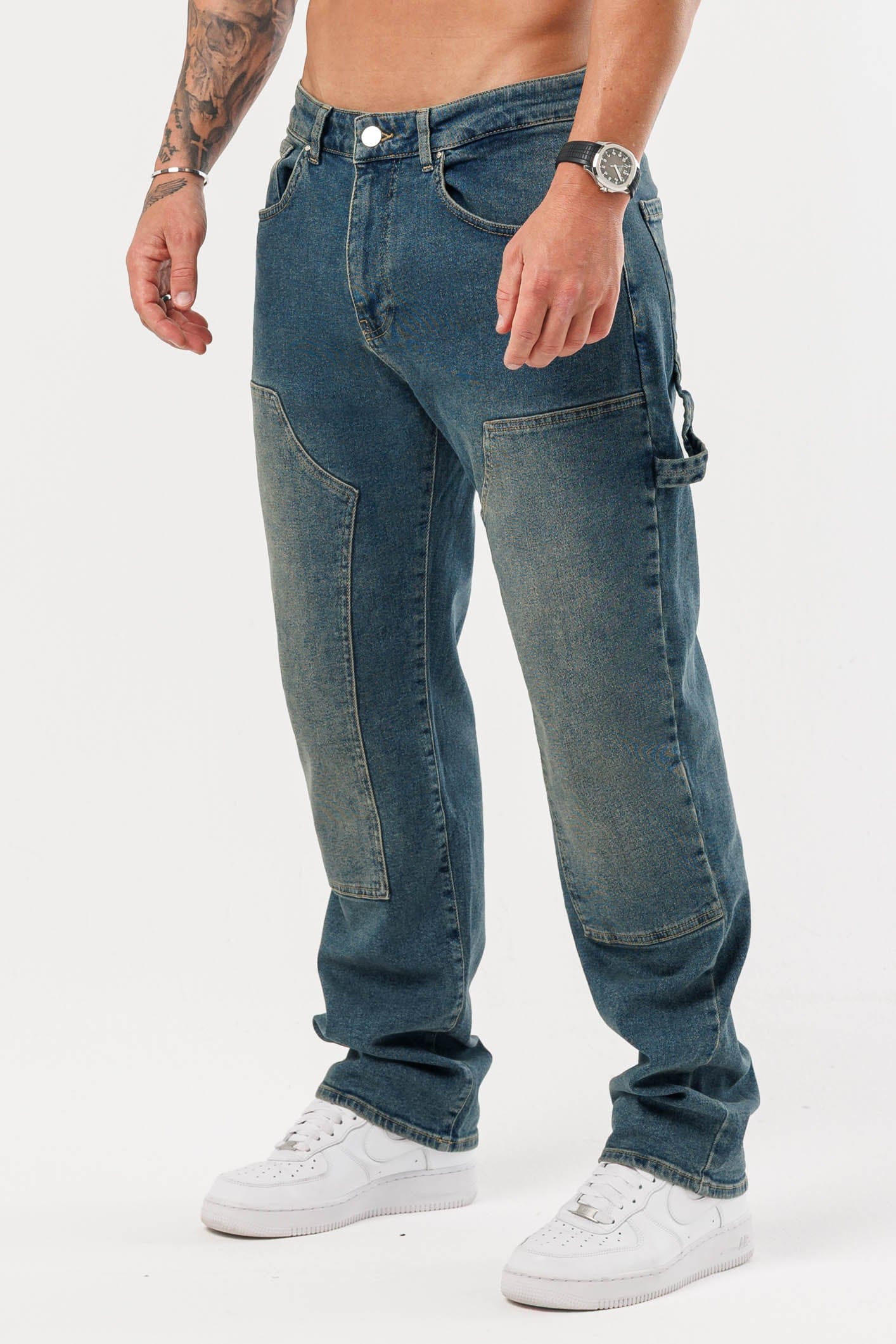 Zenith | Carpenter Jeans in Washed Stone Blue