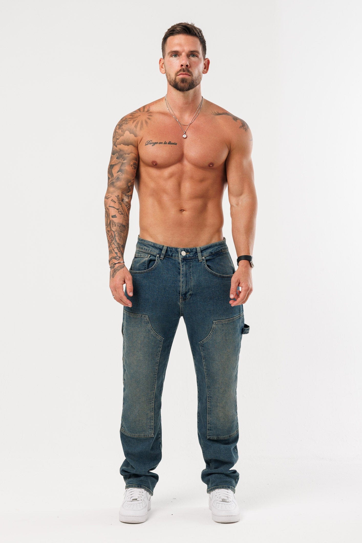 Zenith | Carpenter Jeans in Washed Stone Blue