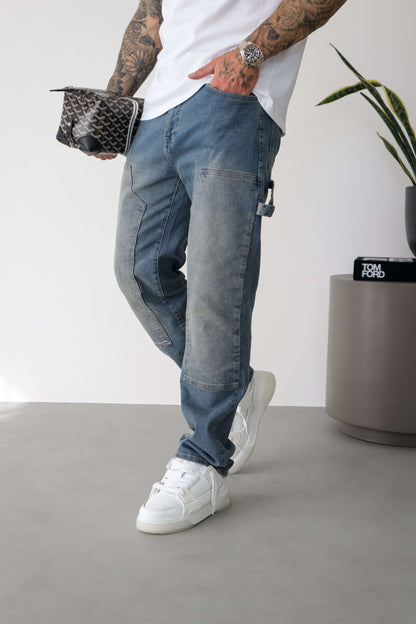 Zenith | Carpenter Jeans in Washed Stone Blue