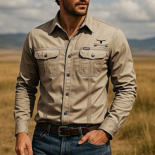 Sawyer | Long Sleeve Western Work Shirt