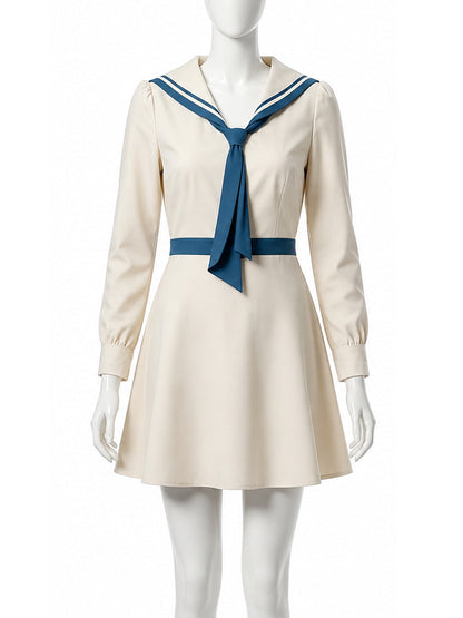 Coco | Women's Sailor Collar Mini Dress