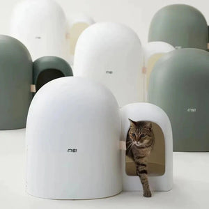 MS Modern & Chic Fully Enclosed Compact Cat Litter Box