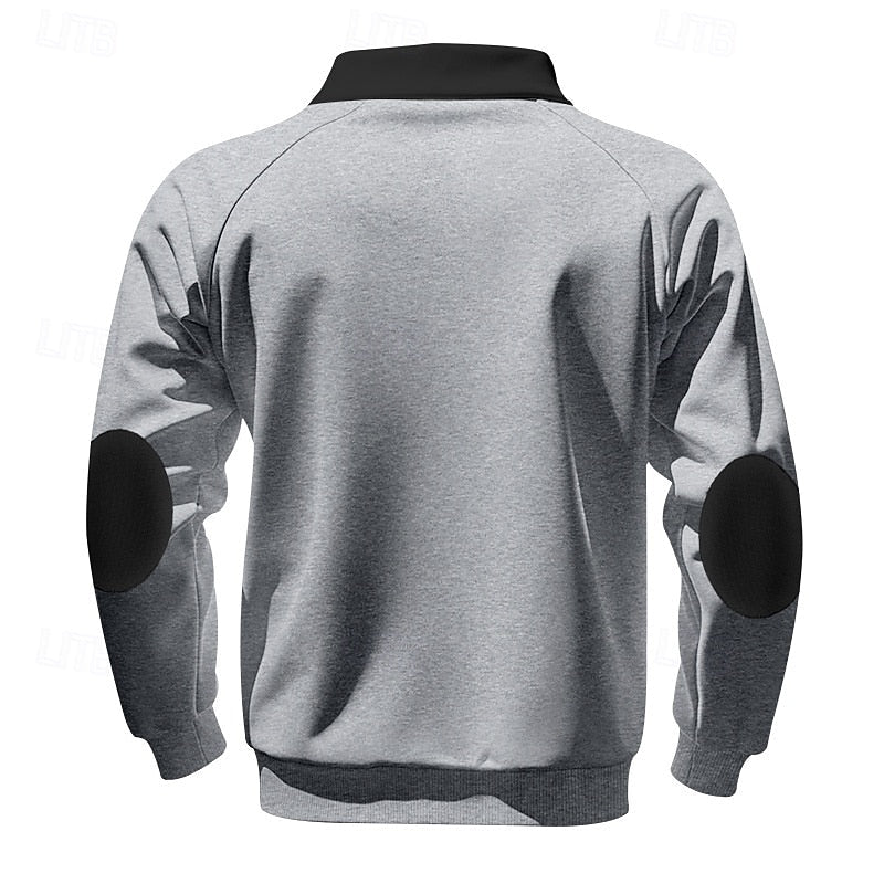 Keith | Men's Quarter-Zip Colour Block Pullover
