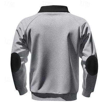 Keith | Men's Quarter-Zip Colour Block Pullover