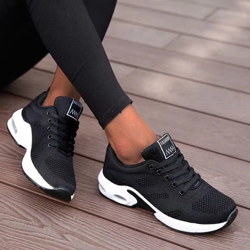 Orthopedic Shoes For Women | Breathable Mesh Lace-Up Athletic