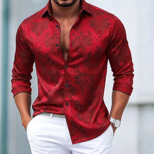 Auden | Tailored Floral Dress Shirt