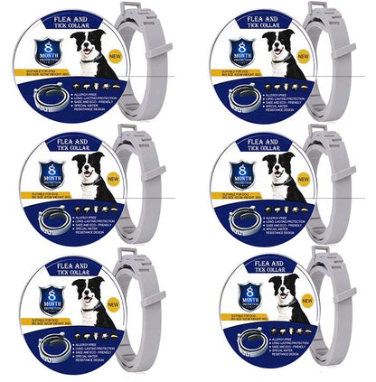 Flea and Tick Prevention for Dogs, Flea and Tick Collar for Dogs, 8 Month Protection