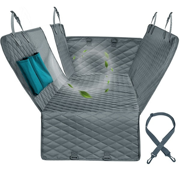 Waterproof Non-Slip Car Seat Hammock Cover With Pockets