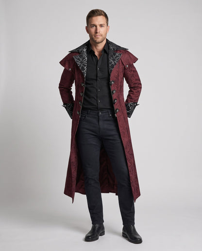 Ravenwood | Gothic High Collar Coat