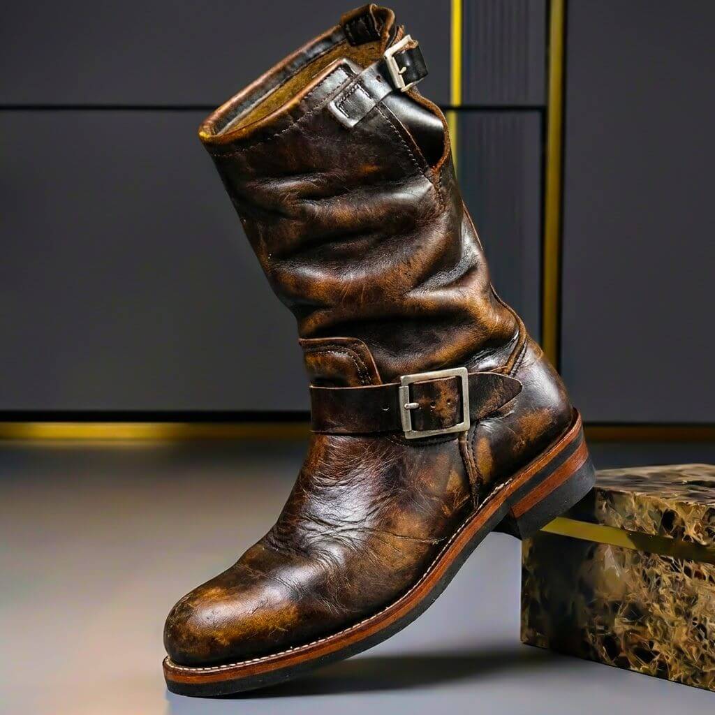 Sullivan | Men's Aged Leather Boots