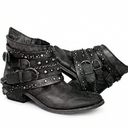 Rowan | Women's Chain Ankle Boots