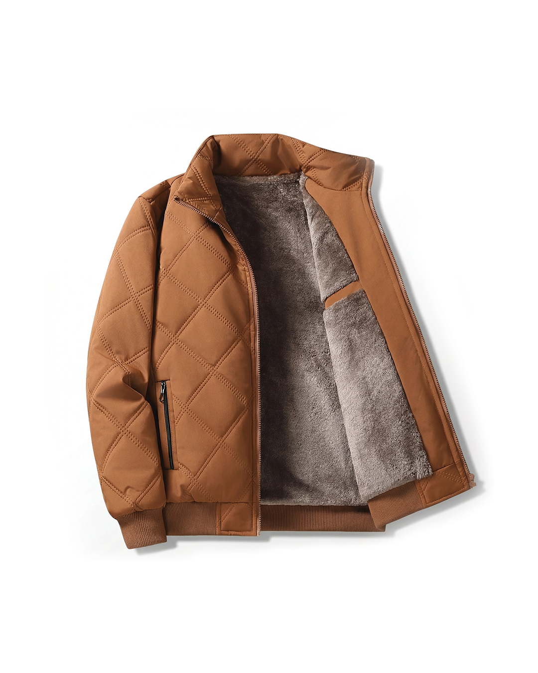 Boreas | Men's Fleece-Lined Quilted Winter Jacket