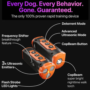 Release Dog Repeller - Ultrasonic Anti-Dog Bark Training Device