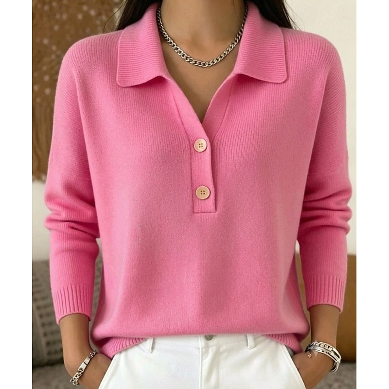 Maeve | Women's Collared Button Pullover
