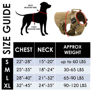 Dog Harness, Collar & Leash – k9 Tactical Working Dog Set