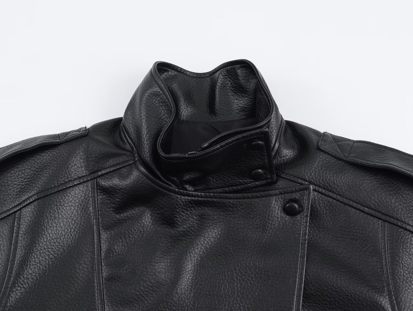 Ines | Women's Asymmetrical Leather Jacket