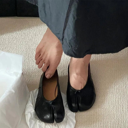 Noor | Split-Toe leather Mules