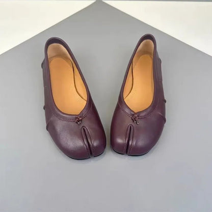 Noor | Split-Toe leather Mules