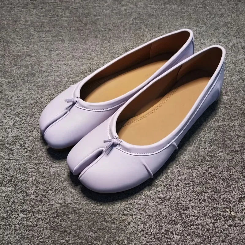 Noor | Split-Toe leather Mules