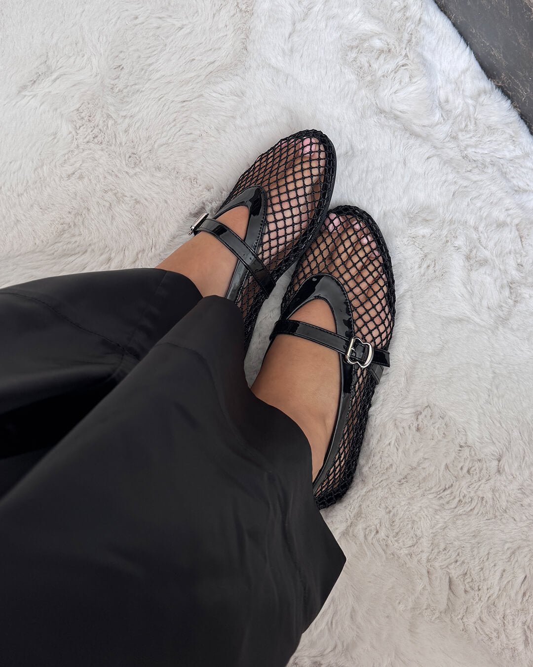 Margot | Mesh Ballet Flats