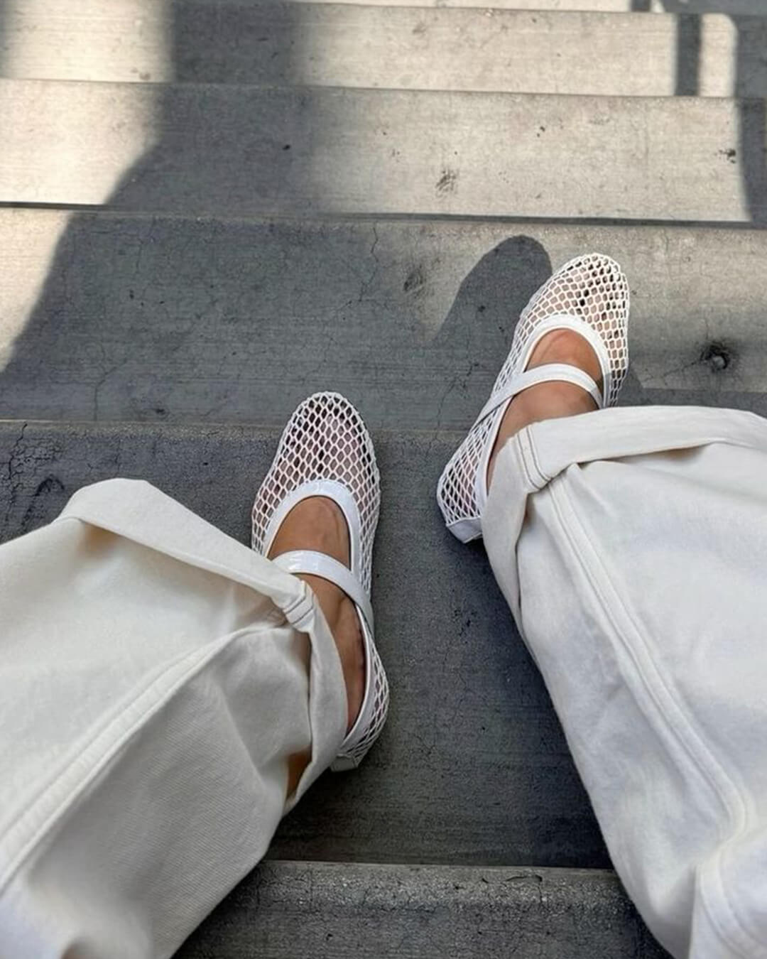 Margot | Mesh Ballet Flats