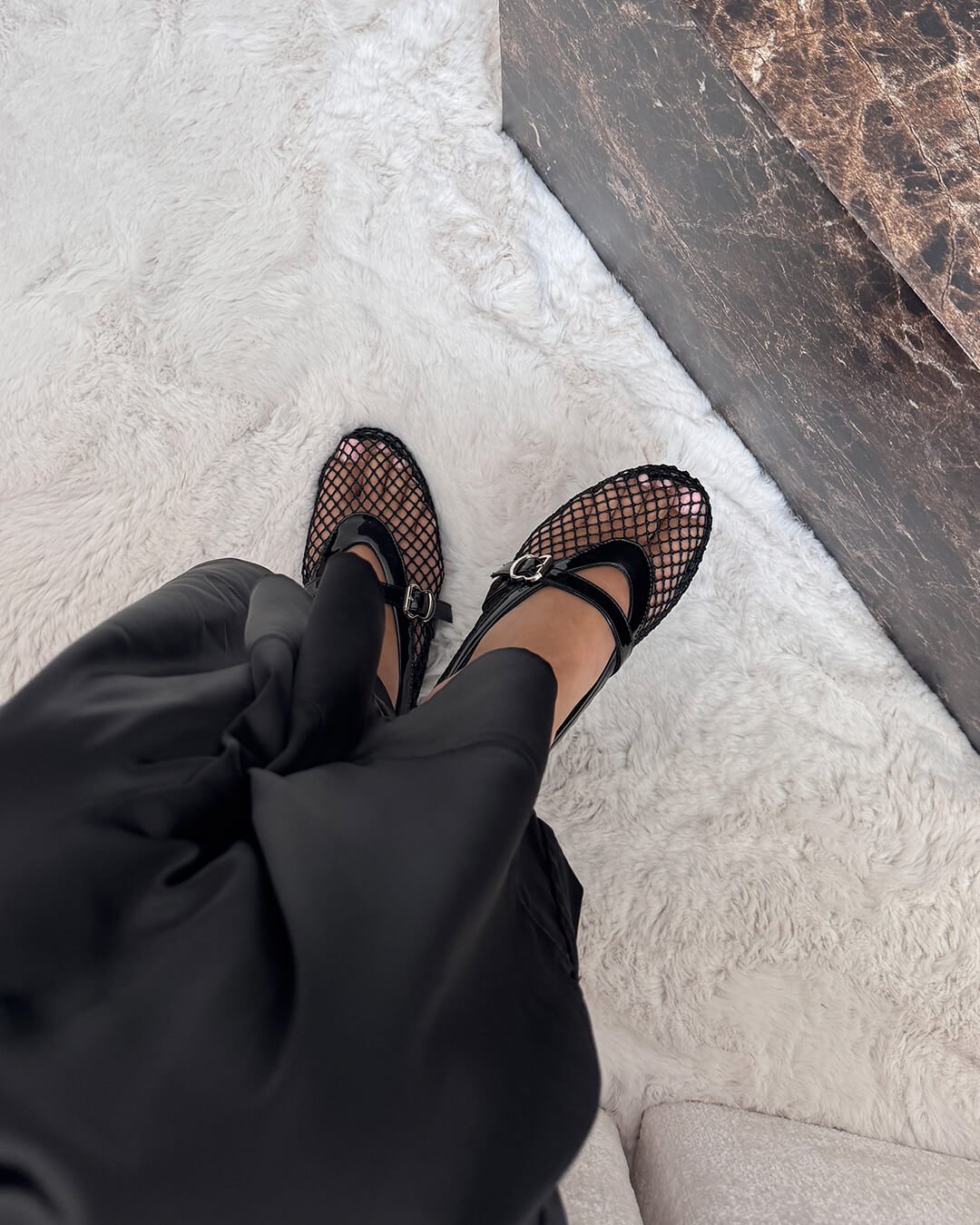 Margot | Mesh Ballet Flats