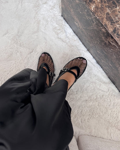 Margot | Mesh Ballet Flats