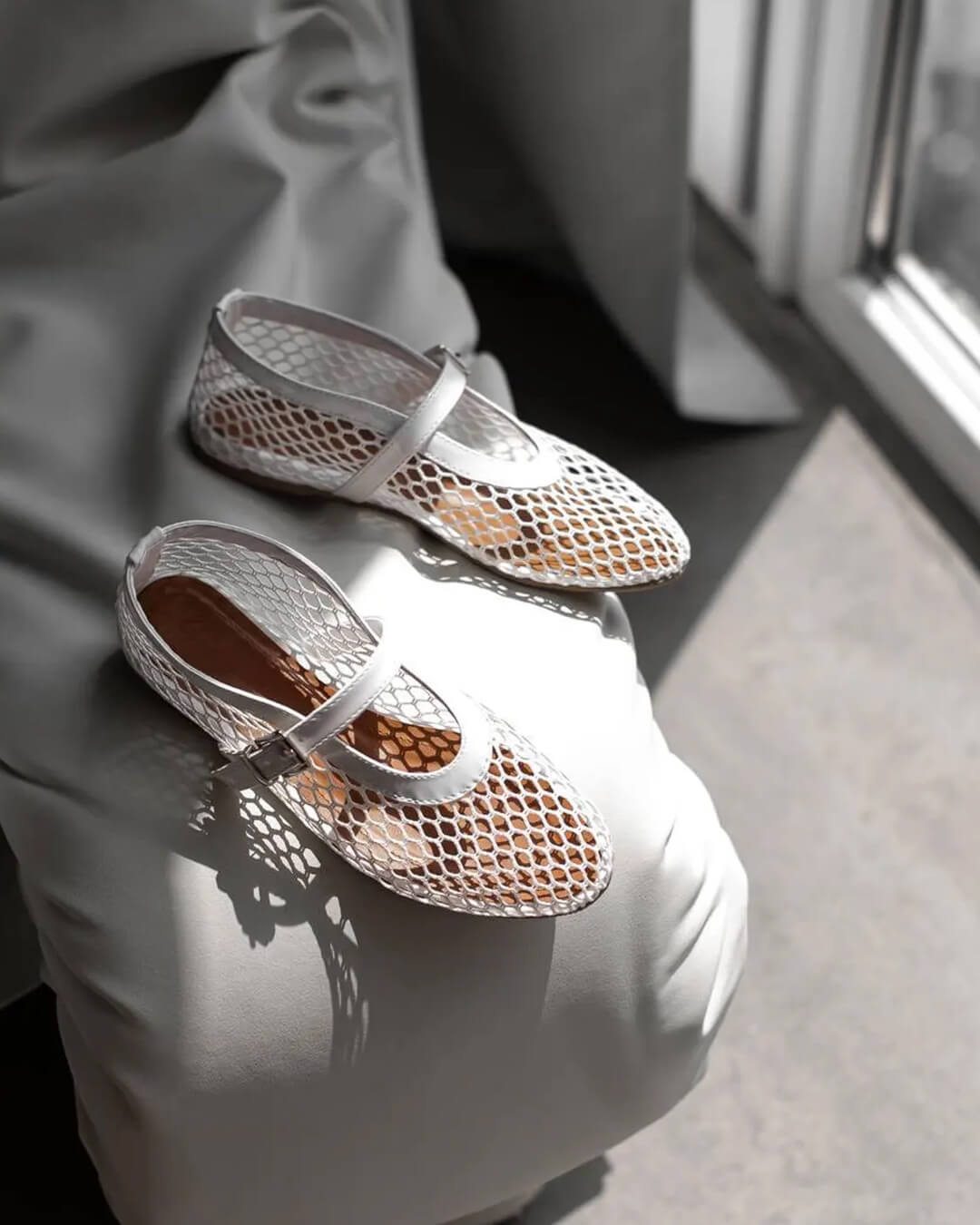 Margot | Mesh Ballet Flats