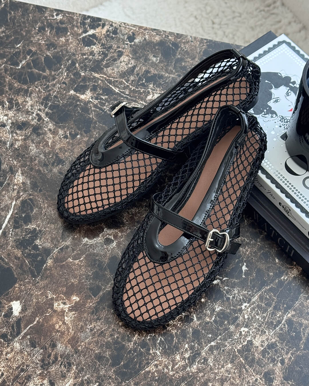 Margot | Mesh Ballet Flats