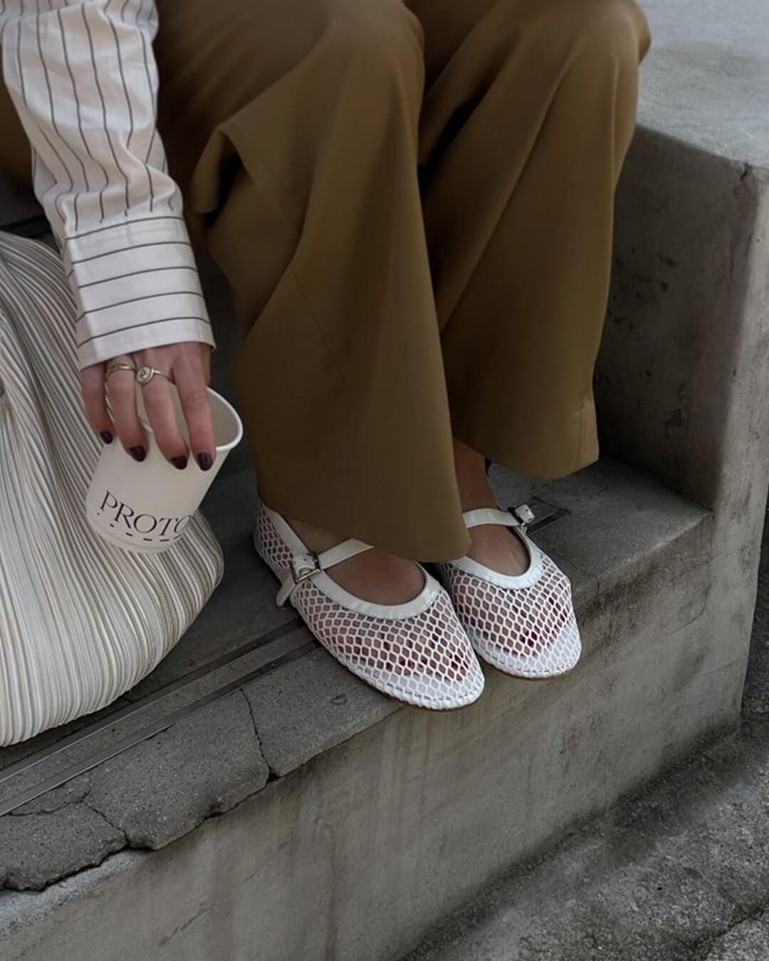 Margot | Mesh Ballet Flats