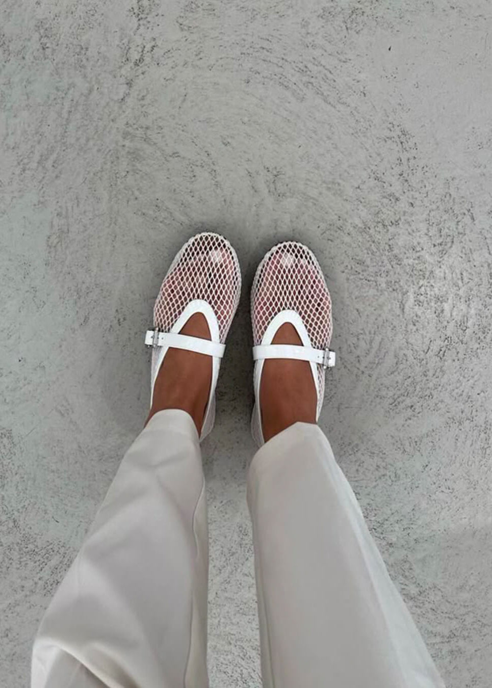 Margot | Mesh Ballet Flats