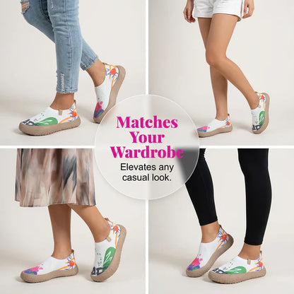Women's Printed Slip-On Shoes