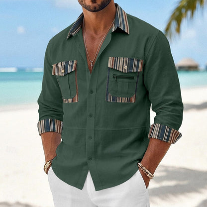 Rowan | Relaxed Long Sleeve Utility Shirt