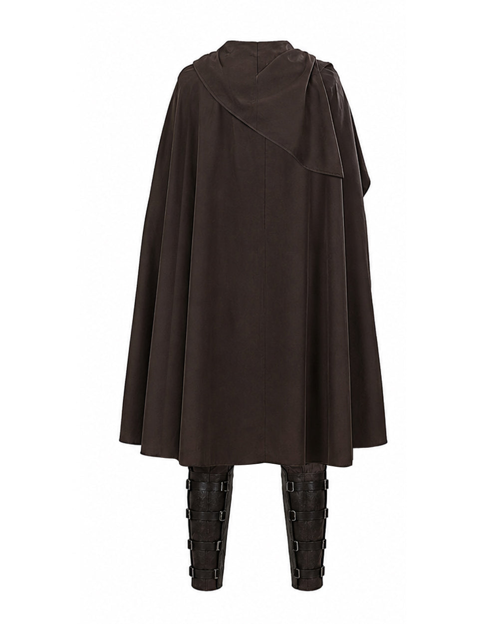 Ancient Greek King Odysseus Costume Dark Brown Odysseus Armor Set with Cloak for Kids Adults Halloween Carnival