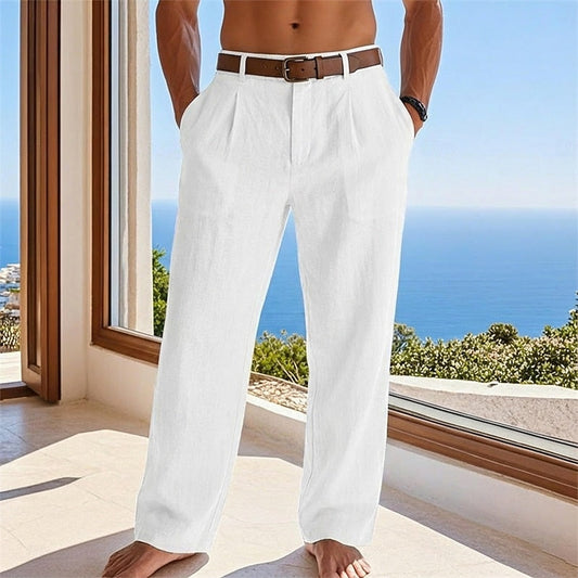 Theo | Linen Blend Pants