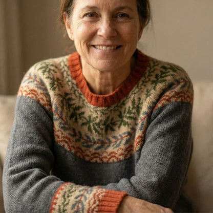 Linnea | Fair Isle Nordic Knit Sweater