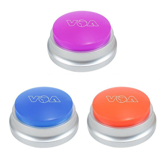 Talking buttons for dogs 3PCS - Fluent pet buttons for dogs - Recordable Dog Training